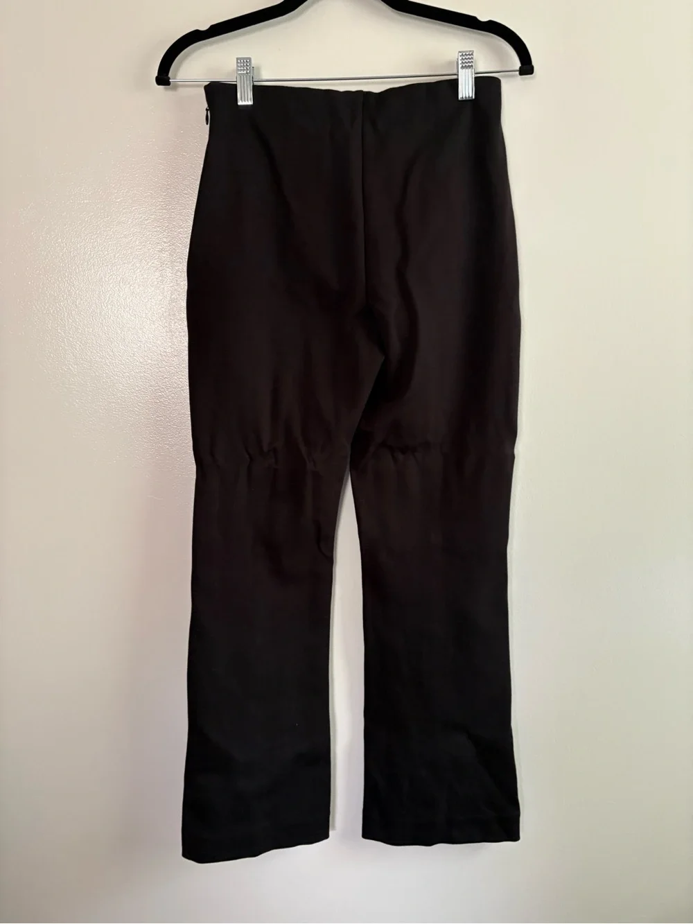 Everlane The Dream Kick Flare Black Pant Size Medium Modal Cotton Blend - Picture 3 of 11